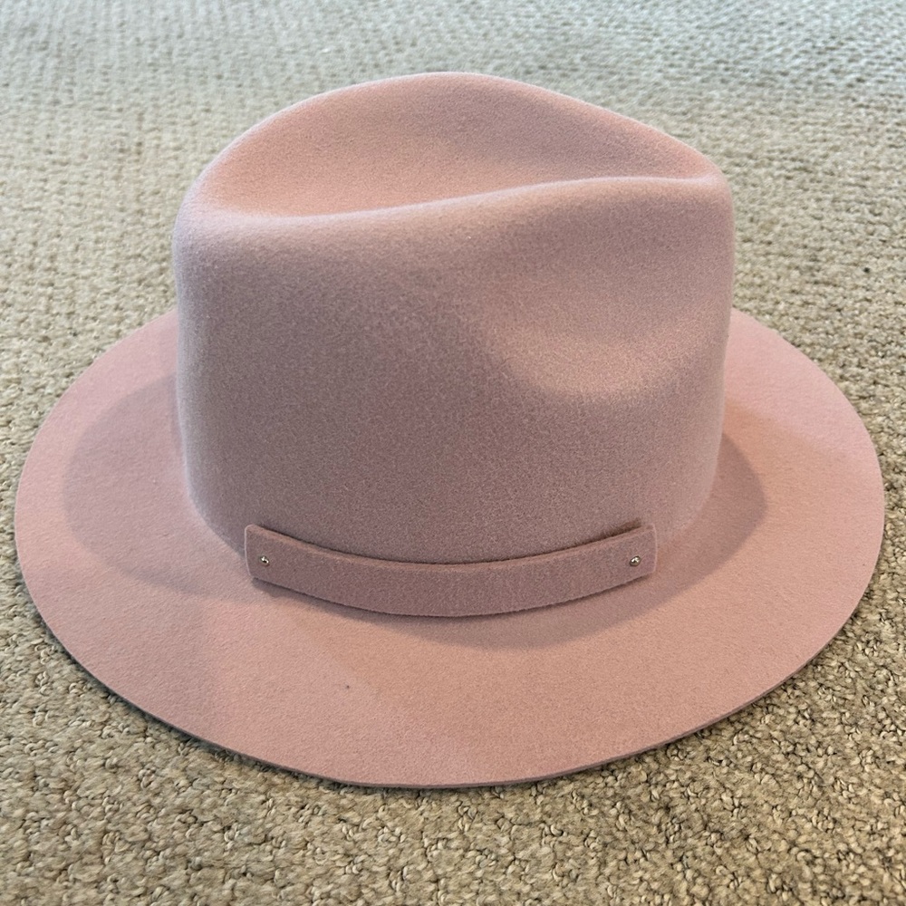 HERS - Anthropologie pink felt hat (excellent condition!)
